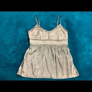 Proenza Schouler printed silk babydoll cami